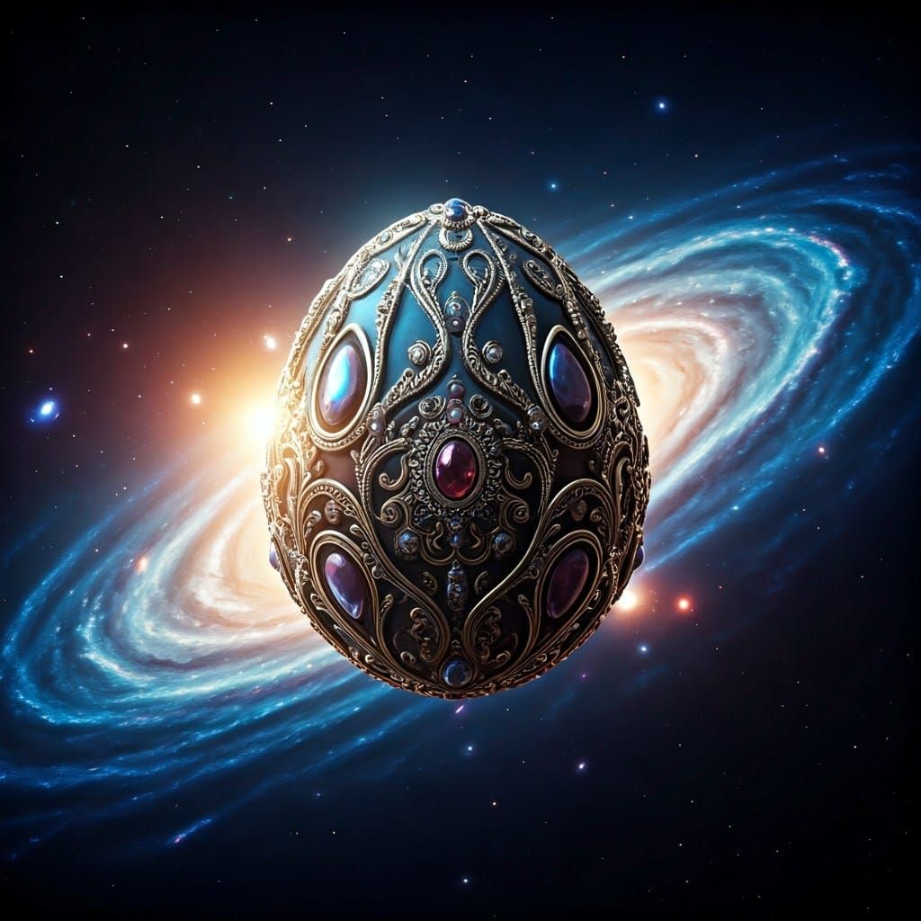 Faberge Egg in Space: A Cosmic Jewel