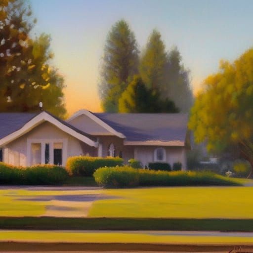 Pasadena Craftsman Bungalow in Impressionist Style
