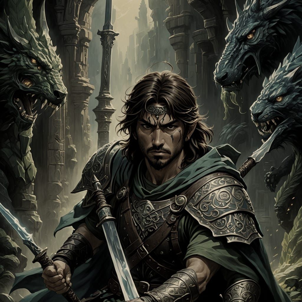 Warrior King Sangith Enters Babylon with Aspid