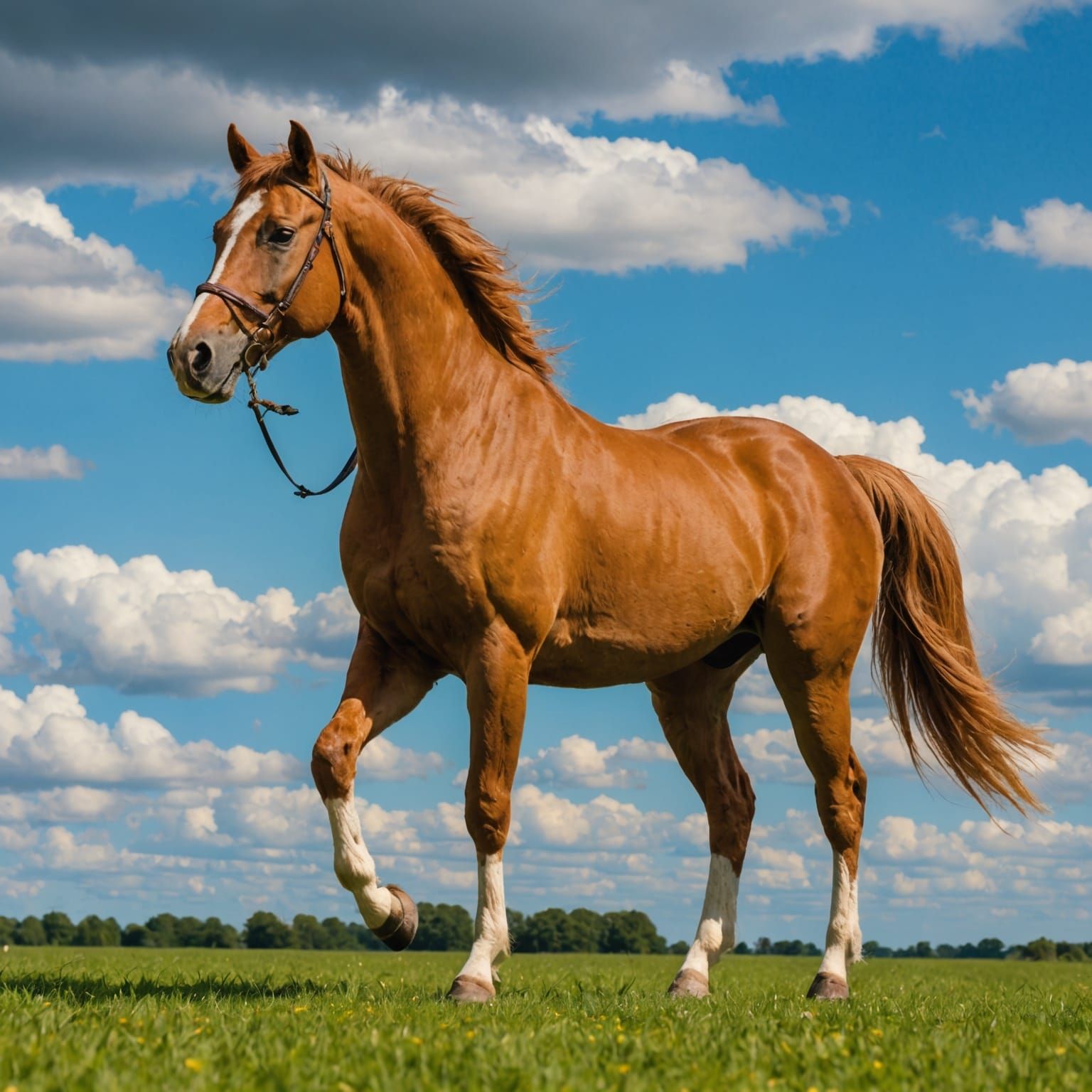 Sky Golden Flease: An AI Interpretation