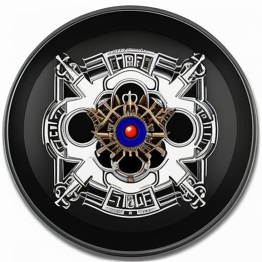 Psychedelic Frog Skeleton Album Cover Art