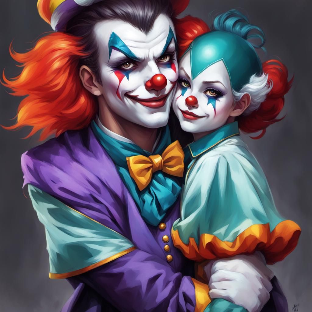 Die Clown Familie