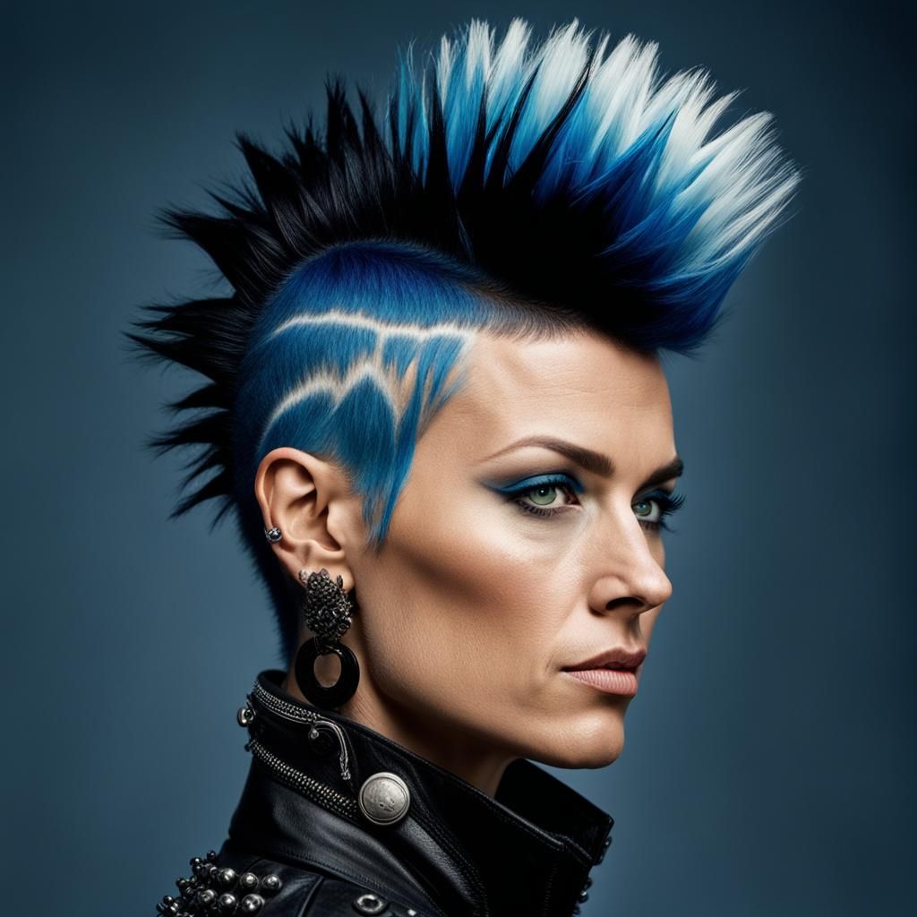 blue mohawk
