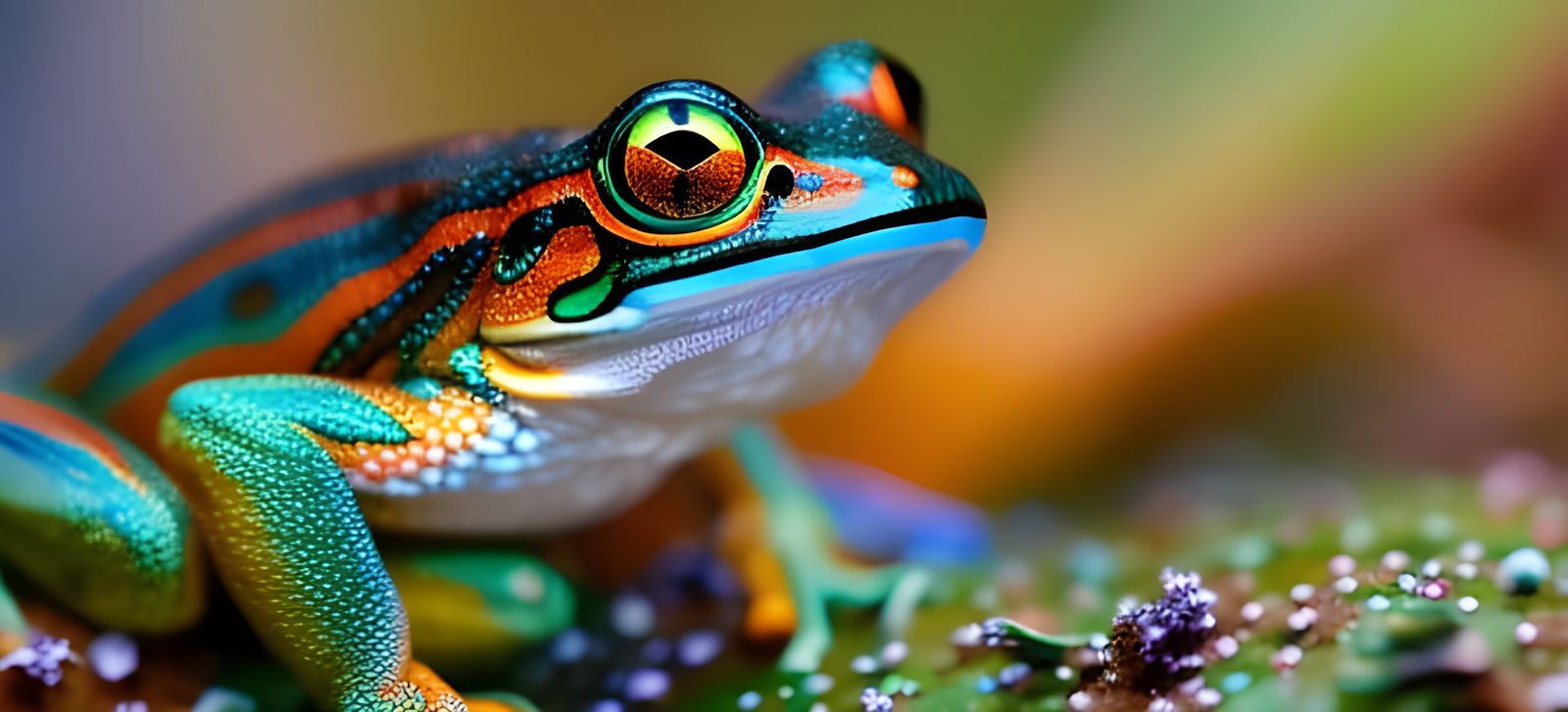 πΈ The rainbow frog πΈ