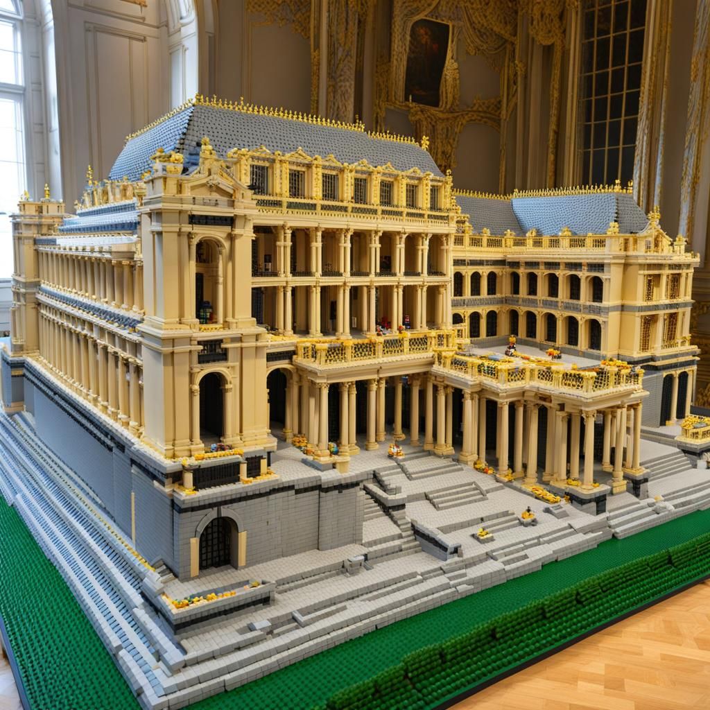 Lego Model of the Palace of Versailles
