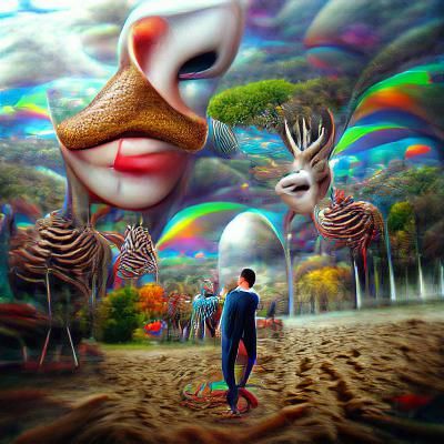 Psychedelic Surrealism: An 8K Resolution Artwork