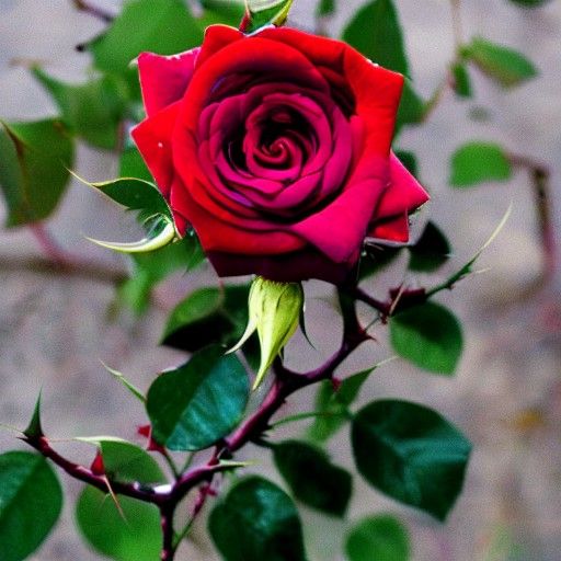 Roses and Thorns: A Crown of Contrasts