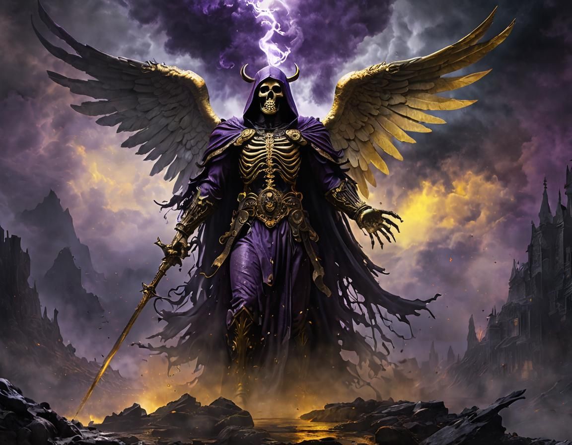 Angel of Death Rising: Dark Fantasy Art