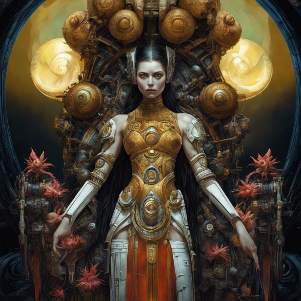 Star Wars Nautolan in Cyberpunk Dystopia