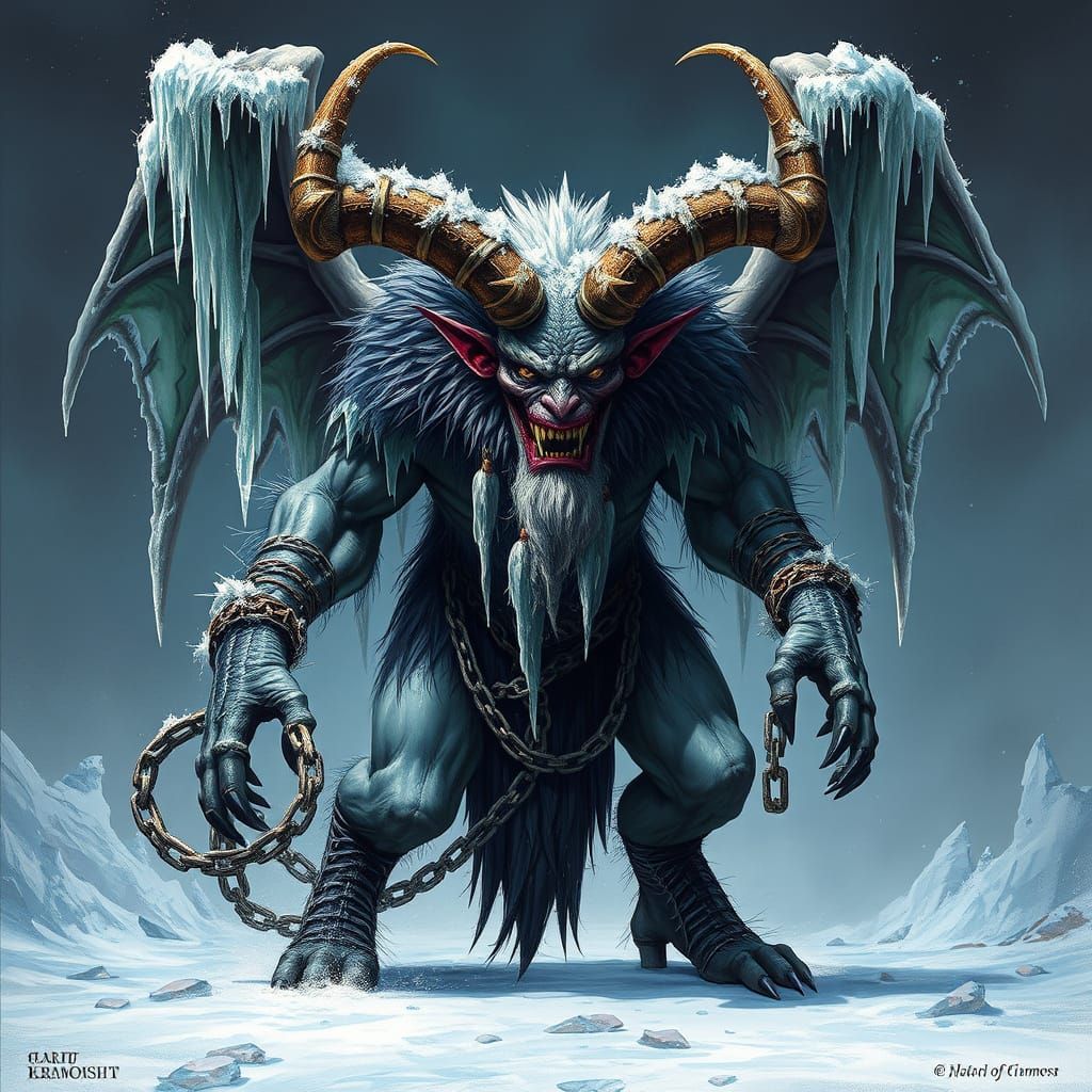 Frostbane Krampus: Spirit of Ice and Punishment