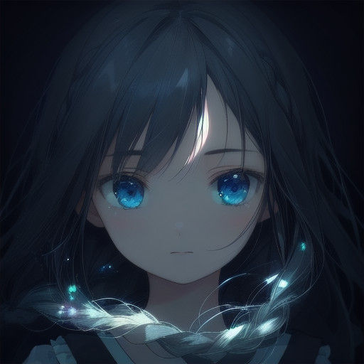 Young Girl in Whimsical Digital Art