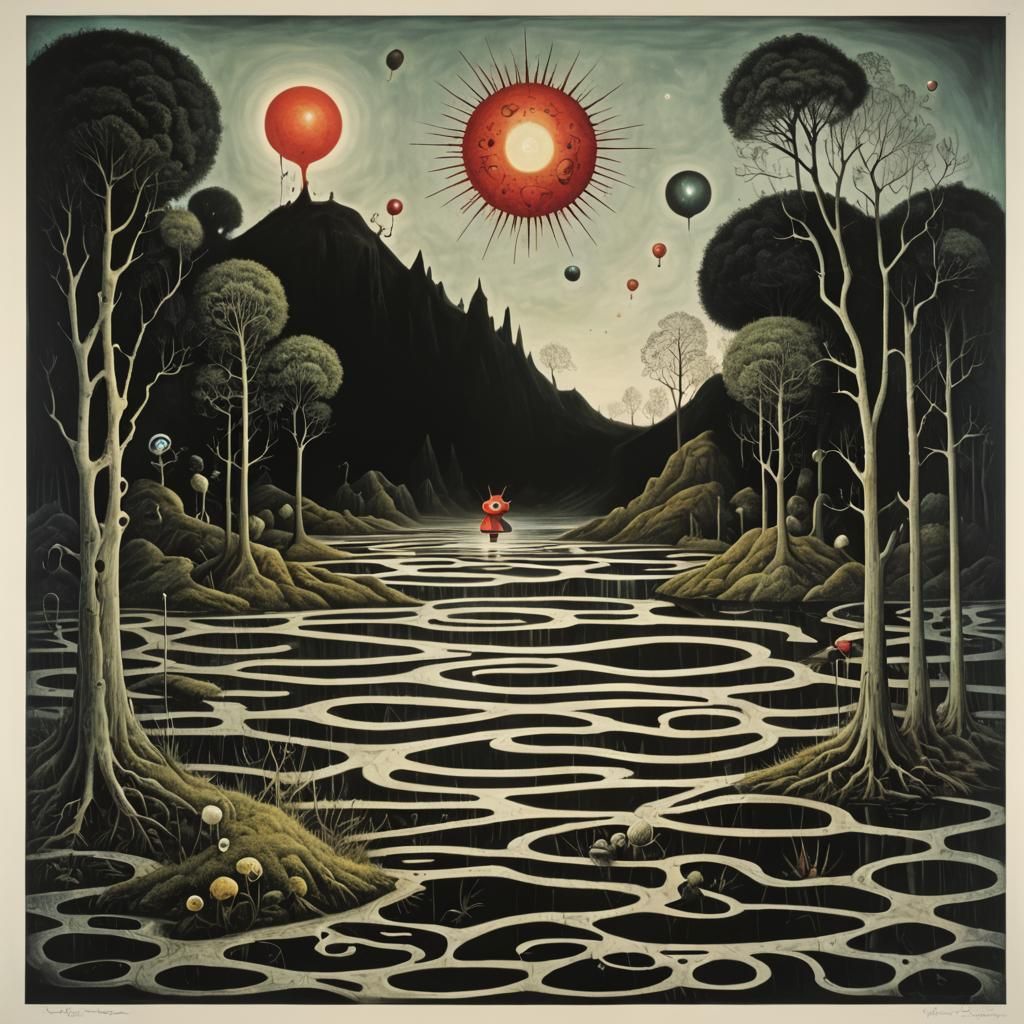 Surreal Landscape Inspired by Fantasy Illustrators