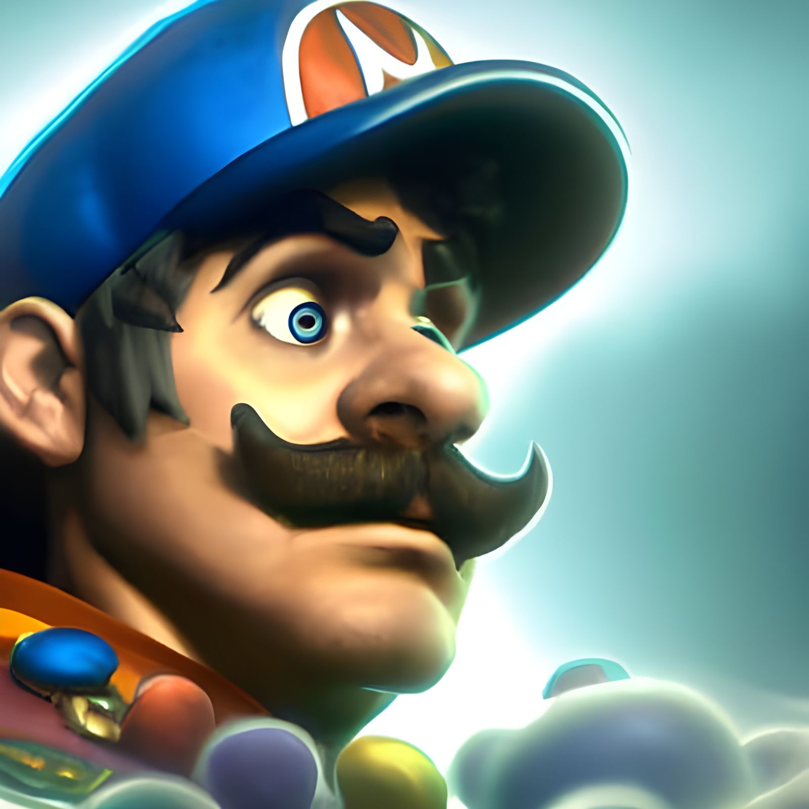 Hot Mario: "What if Yoshi decided to eat ME?"