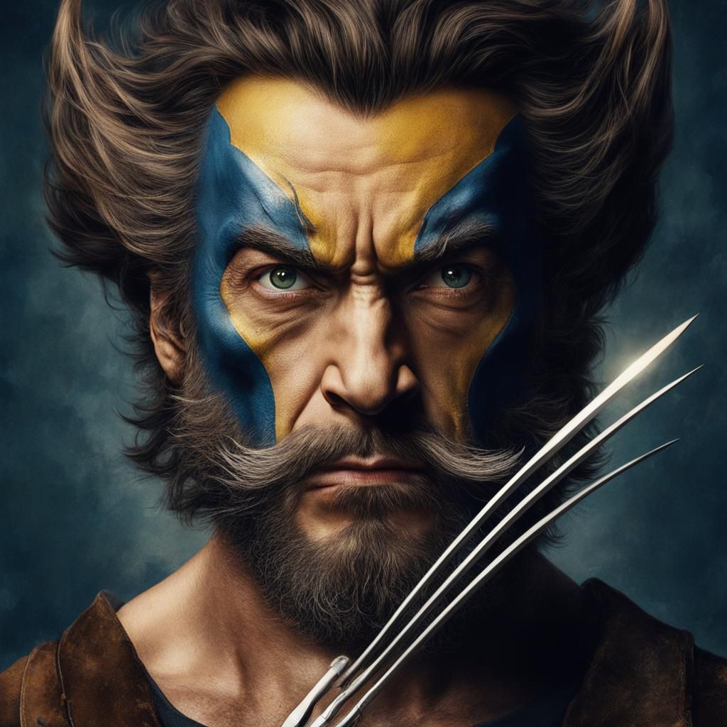 Wide shot low angle well lit smiling portrait of Marvel's Wo...