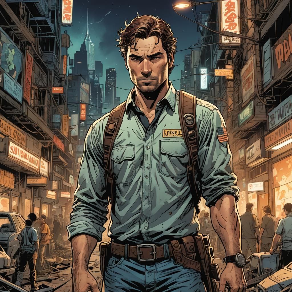 Comic Book Hero Ready to Fulfill Needs