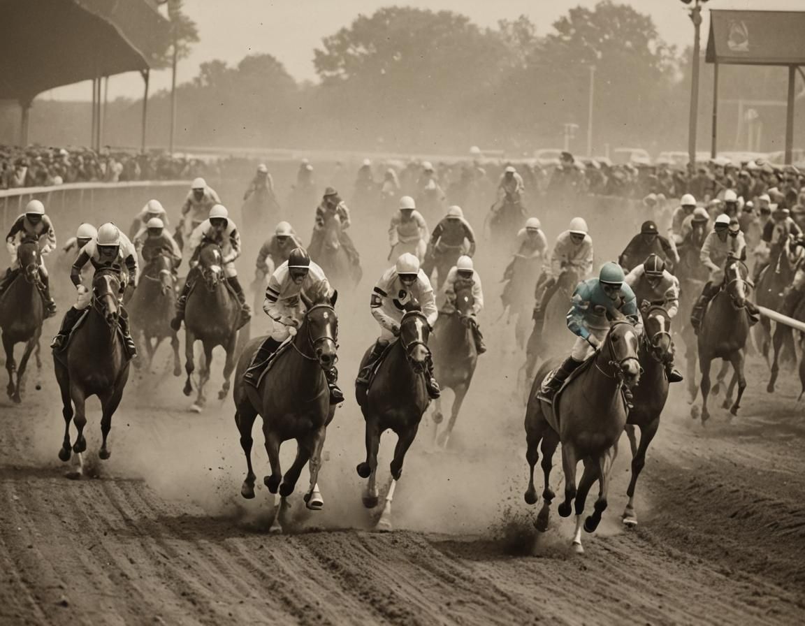 Horse Race Start: A Burst of Speed