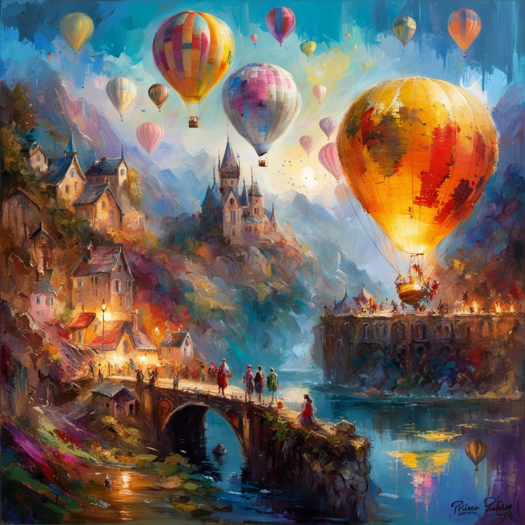 Hot air balloons event