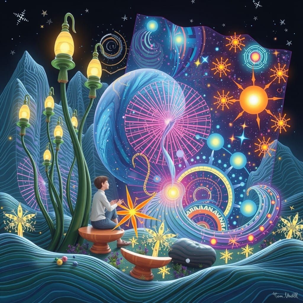 Luminous Insects Dance on Cosmic Strings