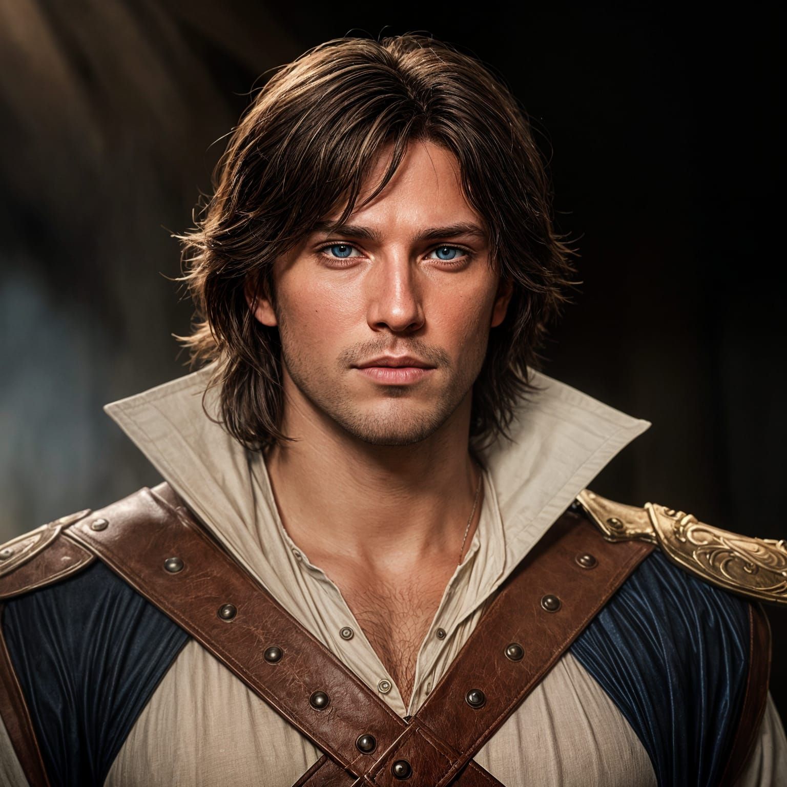 Tall and Handsome Trevor Belmont in Ethereal Fantasy Setting