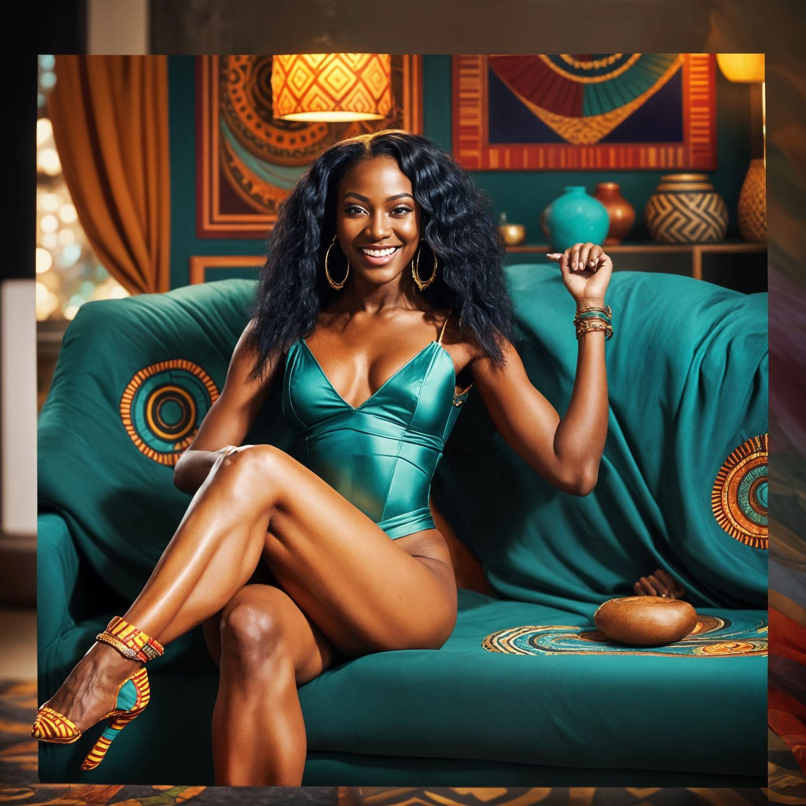 Portrait of a Black African American Trans Woman