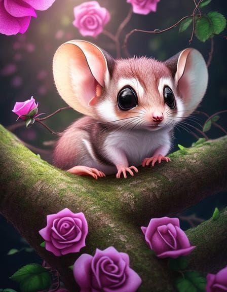 AI-Generated Image of a Cute Animal