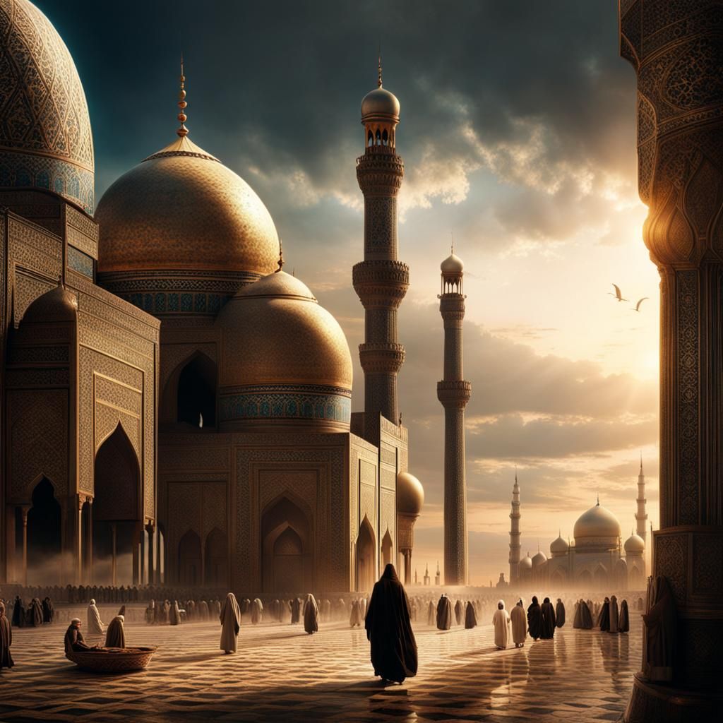 Islamic Hereafter: Epic Digital Matte Painting