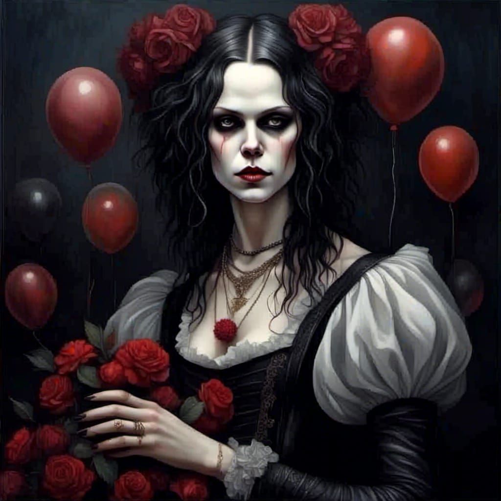 Girl Meets Scary Clown at the Circus