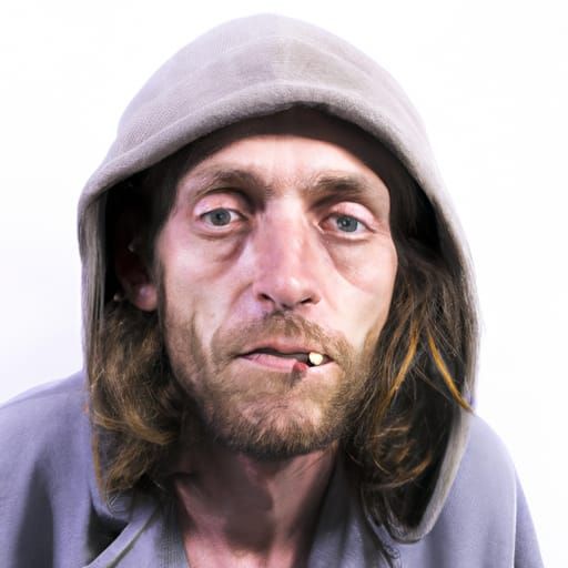 AI Generated Image of a Crackhead