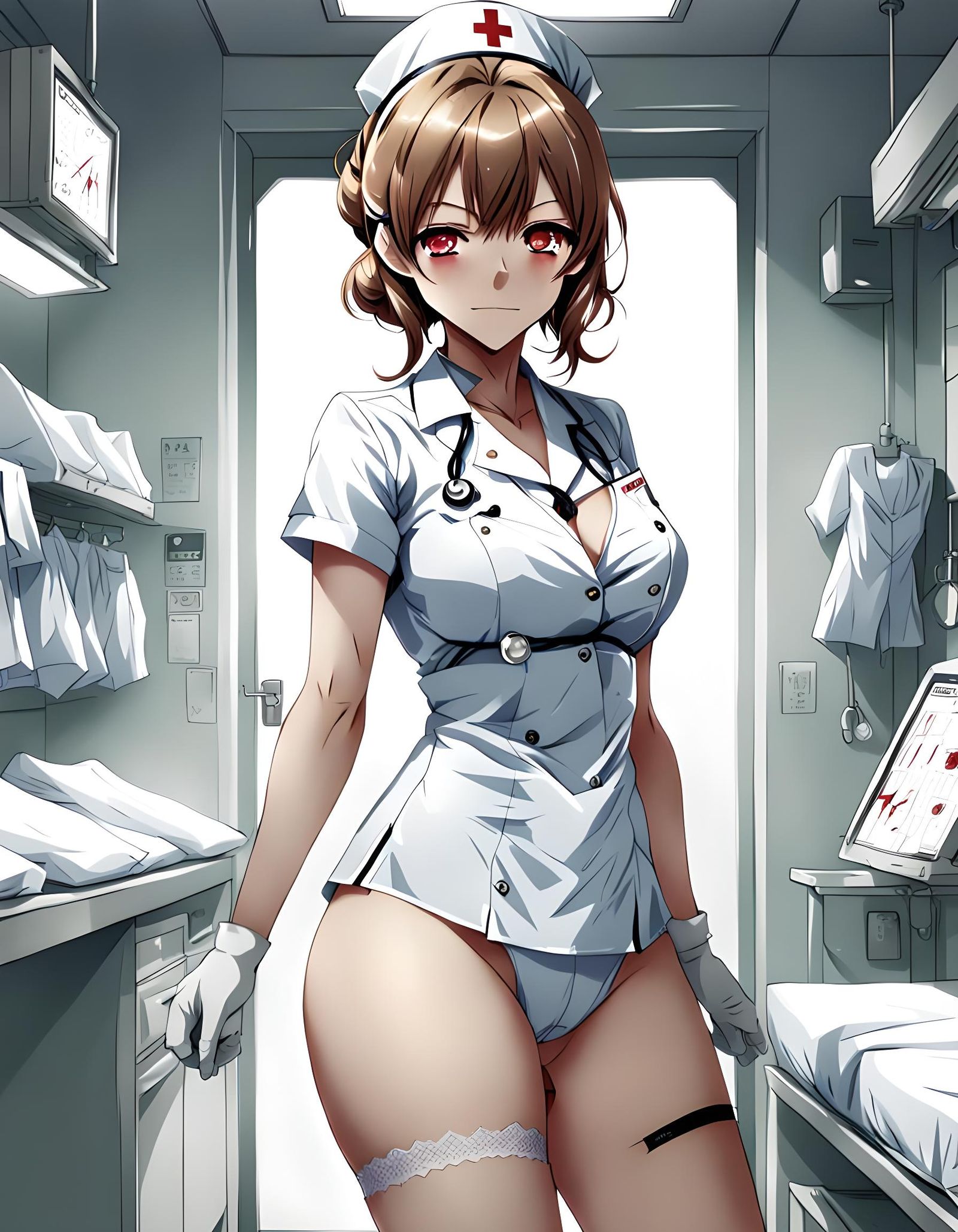 Anime Style Nurse Illustration