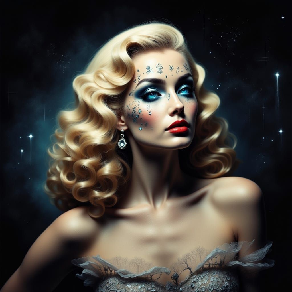 Glamorous Starlet Transcended by Alien Force