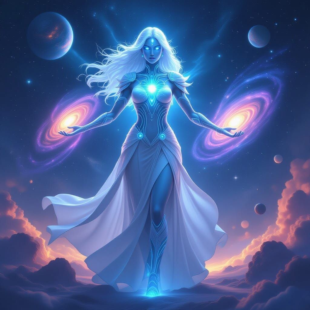 Cosmic Goddess Shaping Galaxies With Internal Circuits