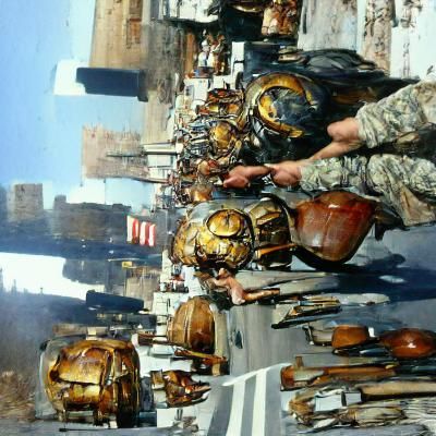 Post-Apocalyptic Roman Legion in Wasteland