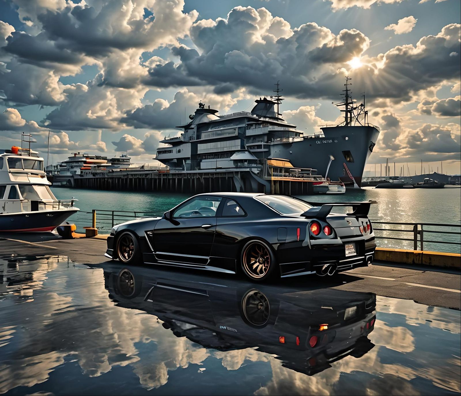 Anime Nissan Skyline GTR by Dockside