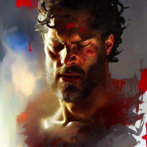 Greek Mythology Portrait in a Fantasy Art Style