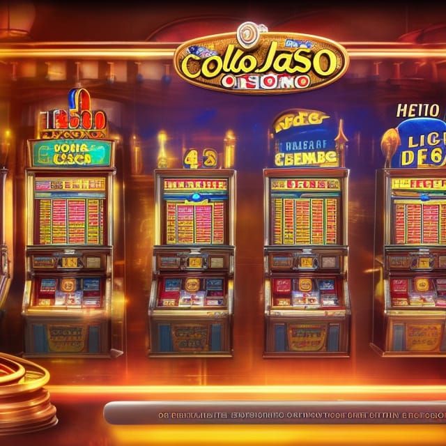 Steampunk Slot Machine in Retrofuturist Style