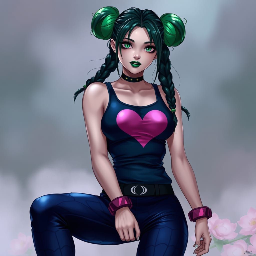 Jolyne Cujoh in Anime Style