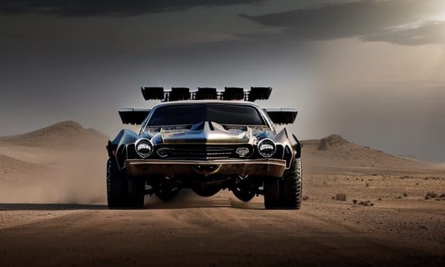 Mad Max Style 1968 Chevelle Concept Art