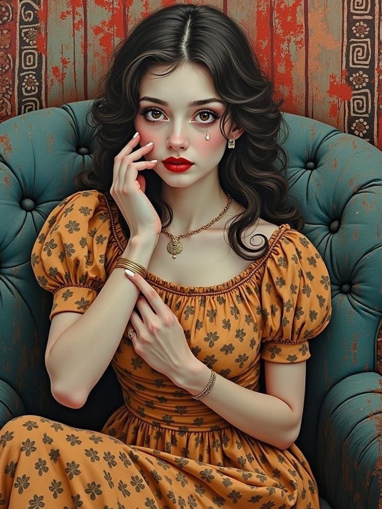 Surreal Debutante Flees Bitterness in a Tapestry of Emotions