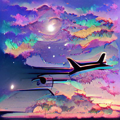 Abstract Dreamscape Generated by AI