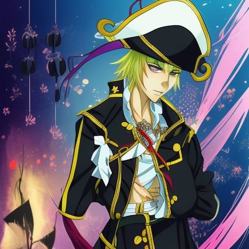 Pirate Gold in Anime Style