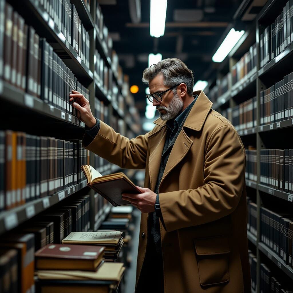 "A time-traveling archivist from the year 2800 discovers a h...