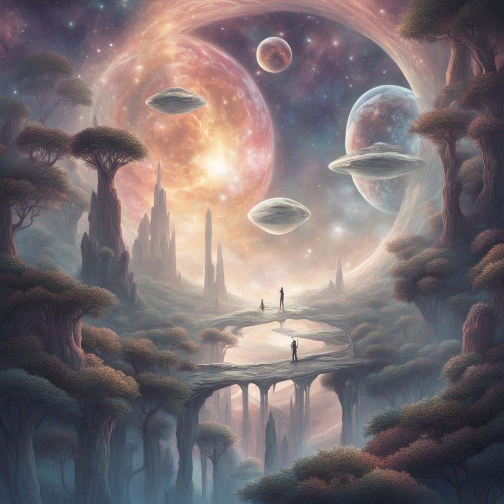 Interstellar Meeting of Light and Crystal Beings