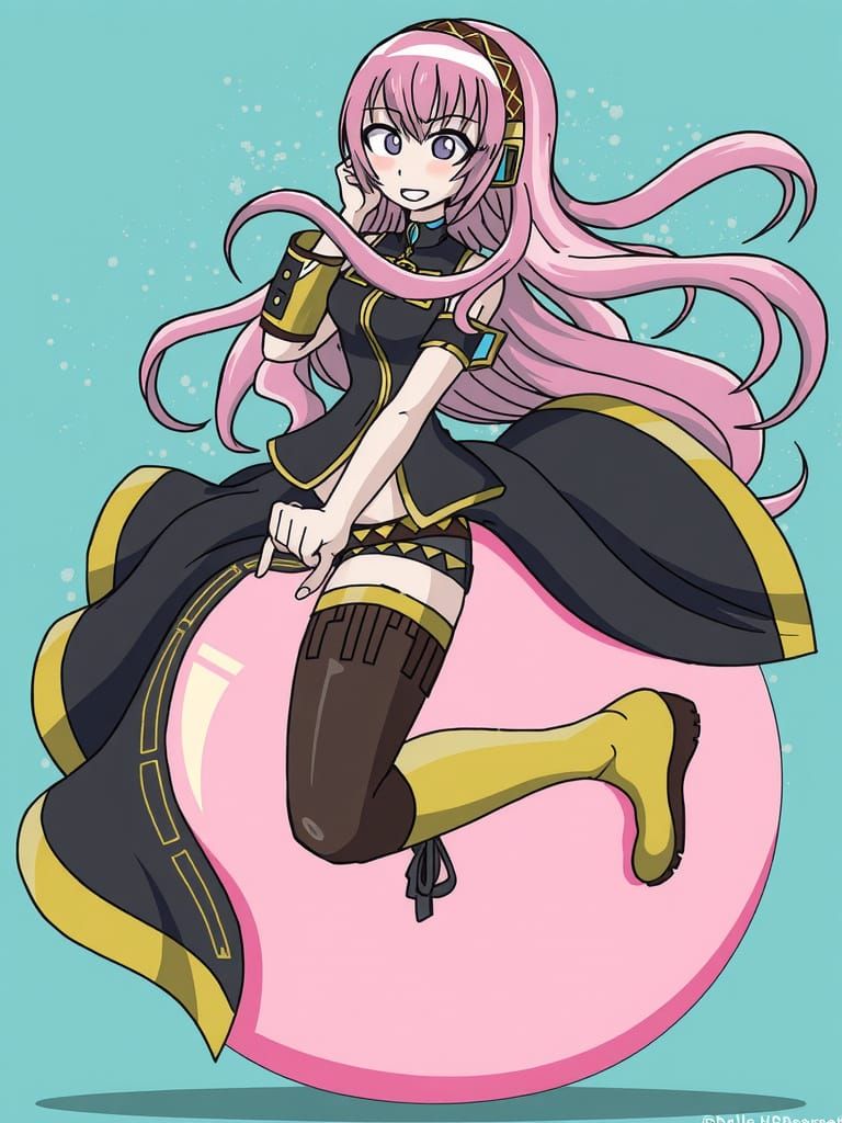 Megurine Luka's Pink Hopper Ball