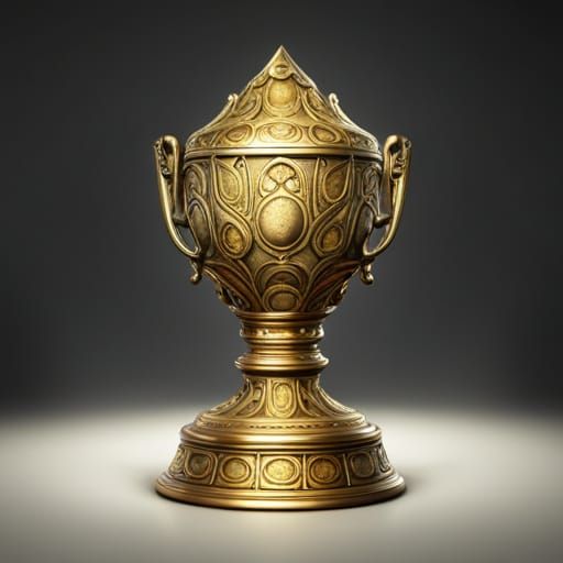 Gems Embedded in Crystalline Trophy: Fantasy Concept Art