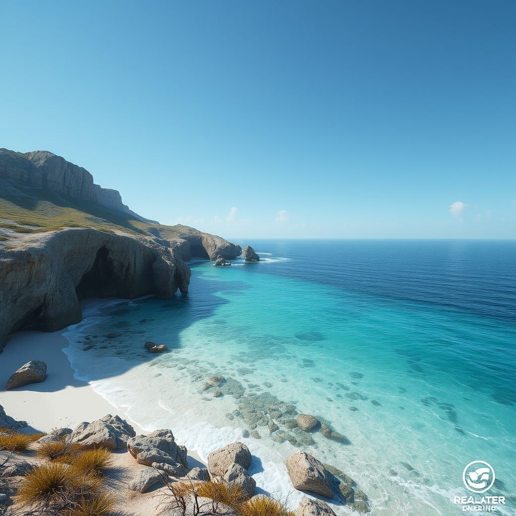 Majestic Coastal Scene in Unreal Engine