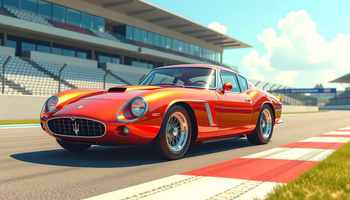 Modern Sports Car Inspired by 1957 Maserati