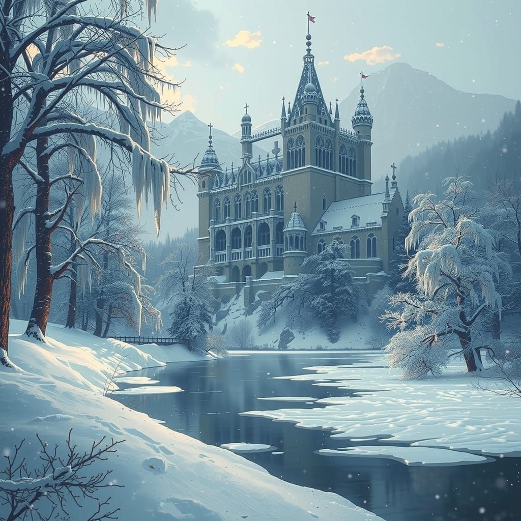 Winter Serenity in the Fjords