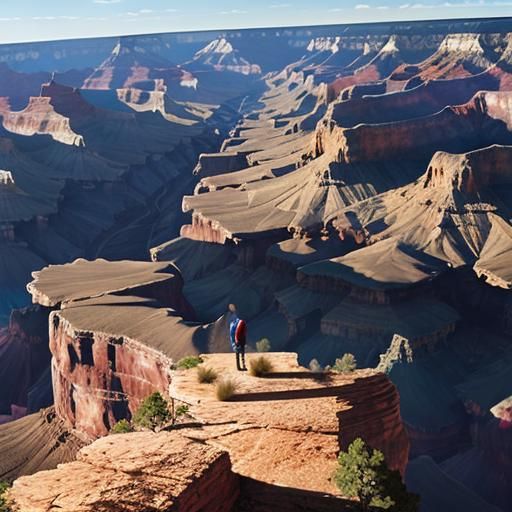 AI Interpretation of the Grand Canyon