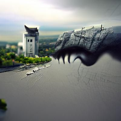 Detailed Matte Painting: The Essence of Fear