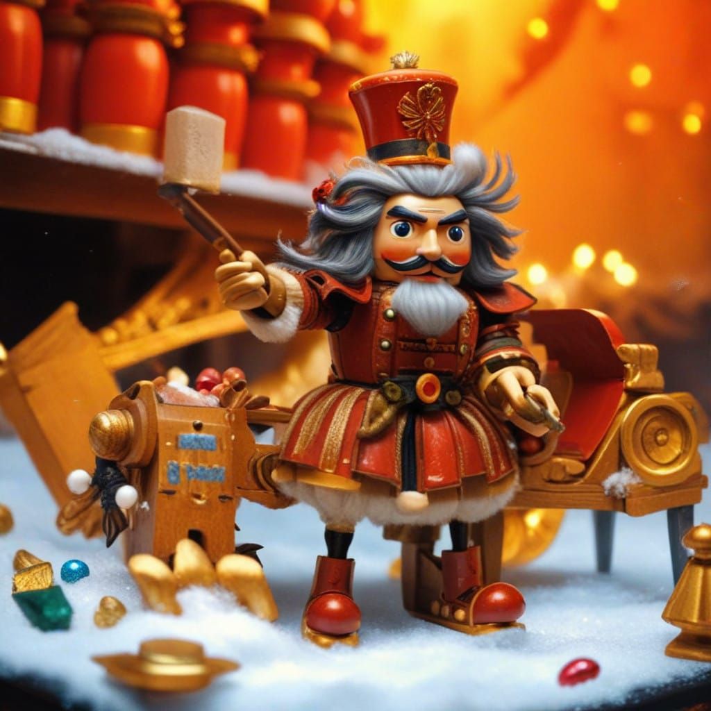 A Classic Ballet Performance in Vibrant Oil Painting Style